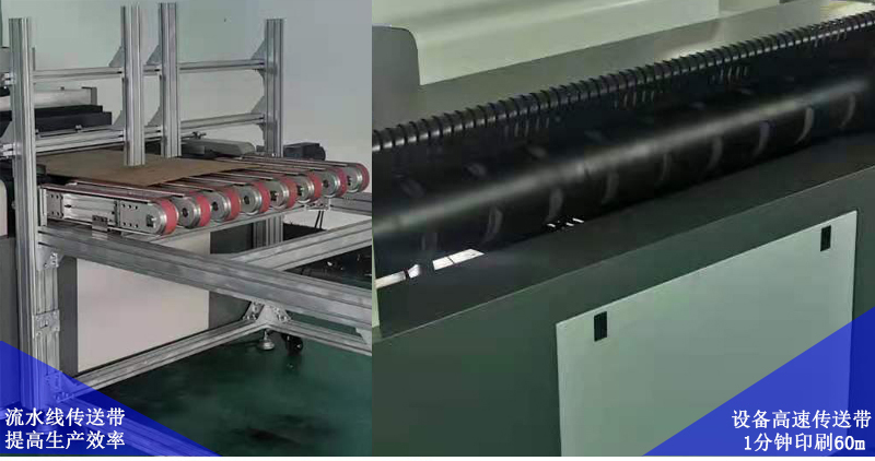 流水線傳送帶，提高生產效率，設備高速傳送帶，1分鐘可以精確打印60米